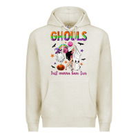Oatmeal Heather Ghouls just wanna have fun Premium Hoodie - NancyCooperArtShop