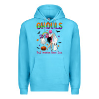 Ocean Blue Ghouls just wanna have fun Premium Hoodie - NancyCooperArtShop