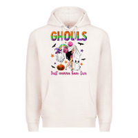 Pale Pink Ghouls just wanna have fun Premium Hoodie - NancyCooperArtShop