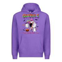 Purple Ghouls just wanna have fun Premium Hoodie - NancyCooperArtShop