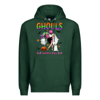 Sports Green Ghouls just wanna have fun Premium Hoodie - NancyCooperArtShop