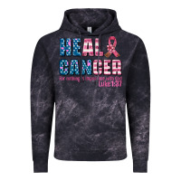 Cloud Black heal cancer with cancer ribbon Vintage Hoodie - AdoDesignShop