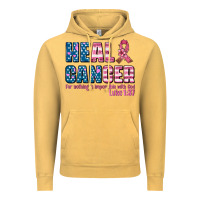 Vintage Mustard heal cancer with cancer ribbon Vintage Hoodie - AdoDesignShop
