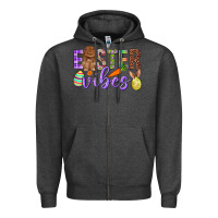 Charcoal Heather Easter Vibes Zipper Hoodie - BundleAndBundleShop