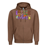 Chestnut Easter Vibes Zipper Hoodie - BundleAndBundleShop