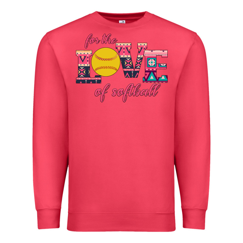 For The Love Of Softball Premium Sweatshirt by Bettercallsaul | Teevron