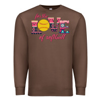 Chestnut For The Love Of Softball Premium Sweatshirt - Bettercallsaul