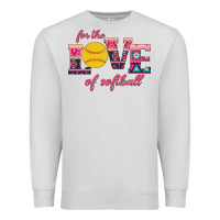 Dove Grey For The Love Of Softball Premium Sweatshirt - Bettercallsaul