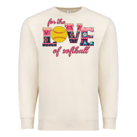Sandshell For The Love Of Softball Premium Sweatshirt - Bettercallsaul