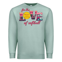 Seafoam For The Love Of Softball Premium Sweatshirt - Bettercallsaul