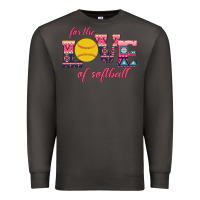 Smoke For The Love Of Softball Premium Sweatshirt - Bettercallsaul