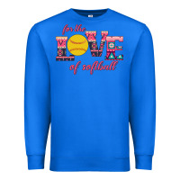 True Royal For The Love Of Softball Premium Sweatshirt - Bettercallsaul