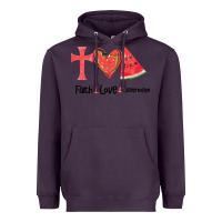 Plum Faith Love Watermelon Heavyweight Hoodie - Bettercallsaul