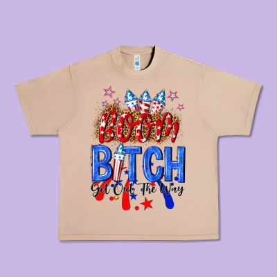 Boom Bitch Get Out The Way Urban Heavy Tee Designed By Nancycooperartshop