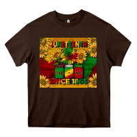 Chocolate Brown juneteenth since 1865 tumbler Heavy Core Tee - BarkalooDesign
