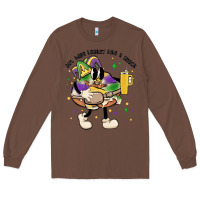 Chestnut out here lookin like a snack king cake mardi gras Long Sleeve Tee - MaliasSmallBusiness