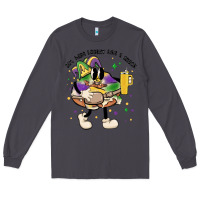 Smoke out here lookin like a snack king cake mardi gras Long Sleeve Tee - MaliasSmallBusiness