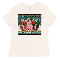 Bone joy pig Ladies Tee - RanaPortraitStore