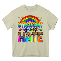 Mossy straight against hate Heavy Core Tee - Zillion Design Studio