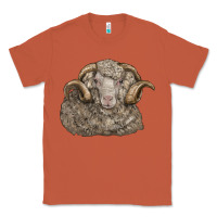 Copper merino wool sheep head Classic Tee - LillyAllenDesigns