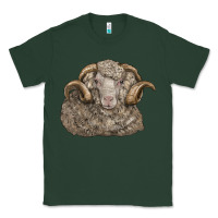 Sports Green merino wool sheep head Classic Tee - LillyAllenDesigns