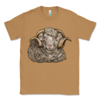 Toasted Coconut merino wool sheep head Classic Tee - LillyAllenDesigns