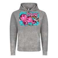 Cloud Rock fight with boxing gloves and cancer ribbon Vintage Hoodie - AdoDesignShop