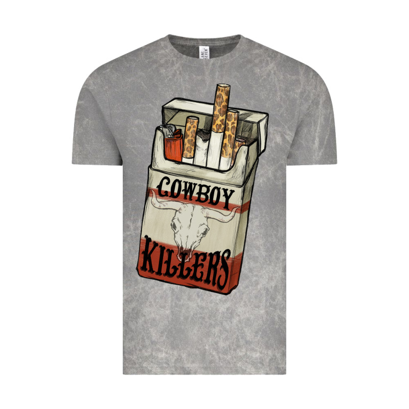 Cowboy Killers Cigarette Package Vintage Tee by NancyCooperArtShop | Teevron