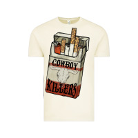 Vintage Arctic cowboy killers cigarette package Vintage Tee - NancyCooperArtShop
