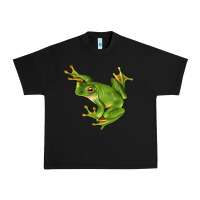 Black White Lipped Tree Frog Illustrations Urban Heavy Tee - LillyAllenDesigns
