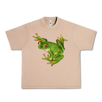Burro White Lipped Tree Frog Illustrations Urban Heavy Tee - LillyAllenDesigns