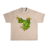 French Oak White Lipped Tree Frog Illustrations Urban Heavy Tee - LillyAllenDesigns