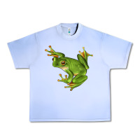 Grape Ice White Lipped Tree Frog Illustrations Urban Heavy Tee - LillyAllenDesigns