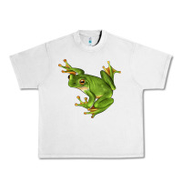 Lunar Rock White Lipped Tree Frog Illustrations Urban Heavy Tee - LillyAllenDesigns