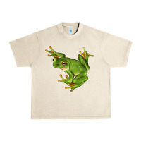 Sandshell White Lipped Tree Frog Illustrations Urban Heavy Tee - LillyAllenDesigns