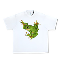 White White Lipped Tree Frog Illustrations Urban Heavy Tee - LillyAllenDesigns