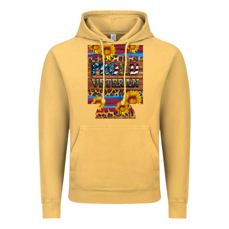 Proud Veteran  12 Oz Regular Can Cooler Vintage Hoodie by Artiststas | Teevron