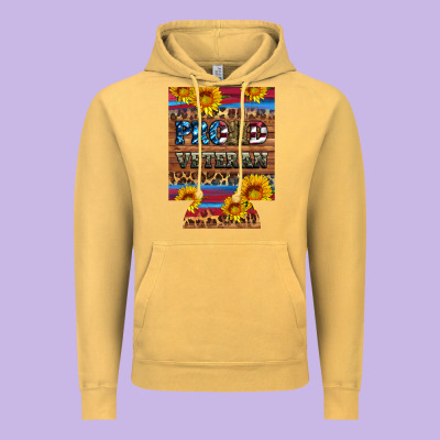 Proud Veteran  12 Oz Regular Can Cooler Vintage Hoodie Designed By Artiststas