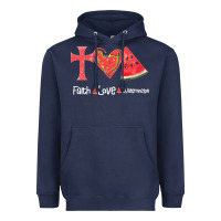 Navy Faith Love Watermelon Heavyweight Hoodie - Bettercallsaul