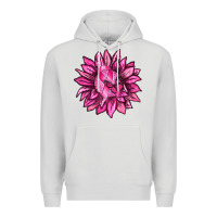 Dove Grey Breast Cancer Sunflower Premium Hoodie - texasbilliewilder