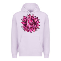 Lilac Breast Cancer Sunflower Premium Hoodie - texasbilliewilder