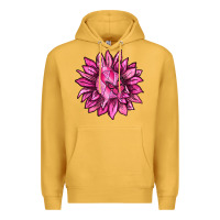 Mustard Breast Cancer Sunflower Premium Hoodie - texasbilliewilder