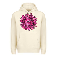 Sandshell Breast Cancer Sunflower Premium Hoodie - texasbilliewilder