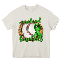 Cream Morehead Baseball Liver Cancer Heavy Core Tee - texasbilliewilder