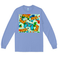 Colony Blue gaming controller Long Sleeve Tee - JahusDesignShop
