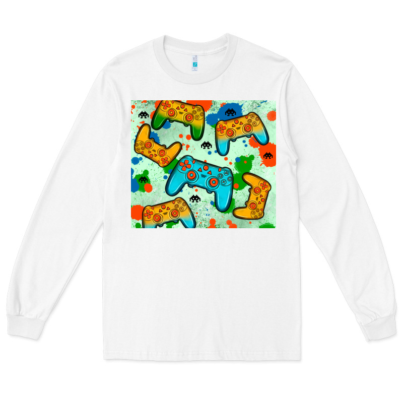Gaming Controller Long Sleeve Tee by JahusDesignShop | Teevron