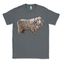 Charcoal Heather rambouillet sheep Classic Tee - LillyAllenDesigns