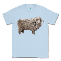 Dusty Blue rambouillet sheep Classic Tee - LillyAllenDesigns