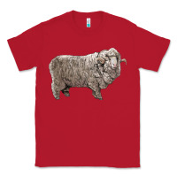 Red rambouillet sheep Classic Tee - LillyAllenDesigns