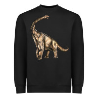 Black Brachiosaurus Heavyweight Sweatshirt - LillyAllenDesigns